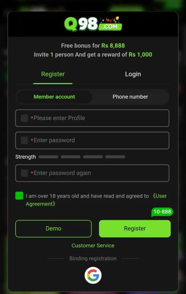 Q98 Game Download APK